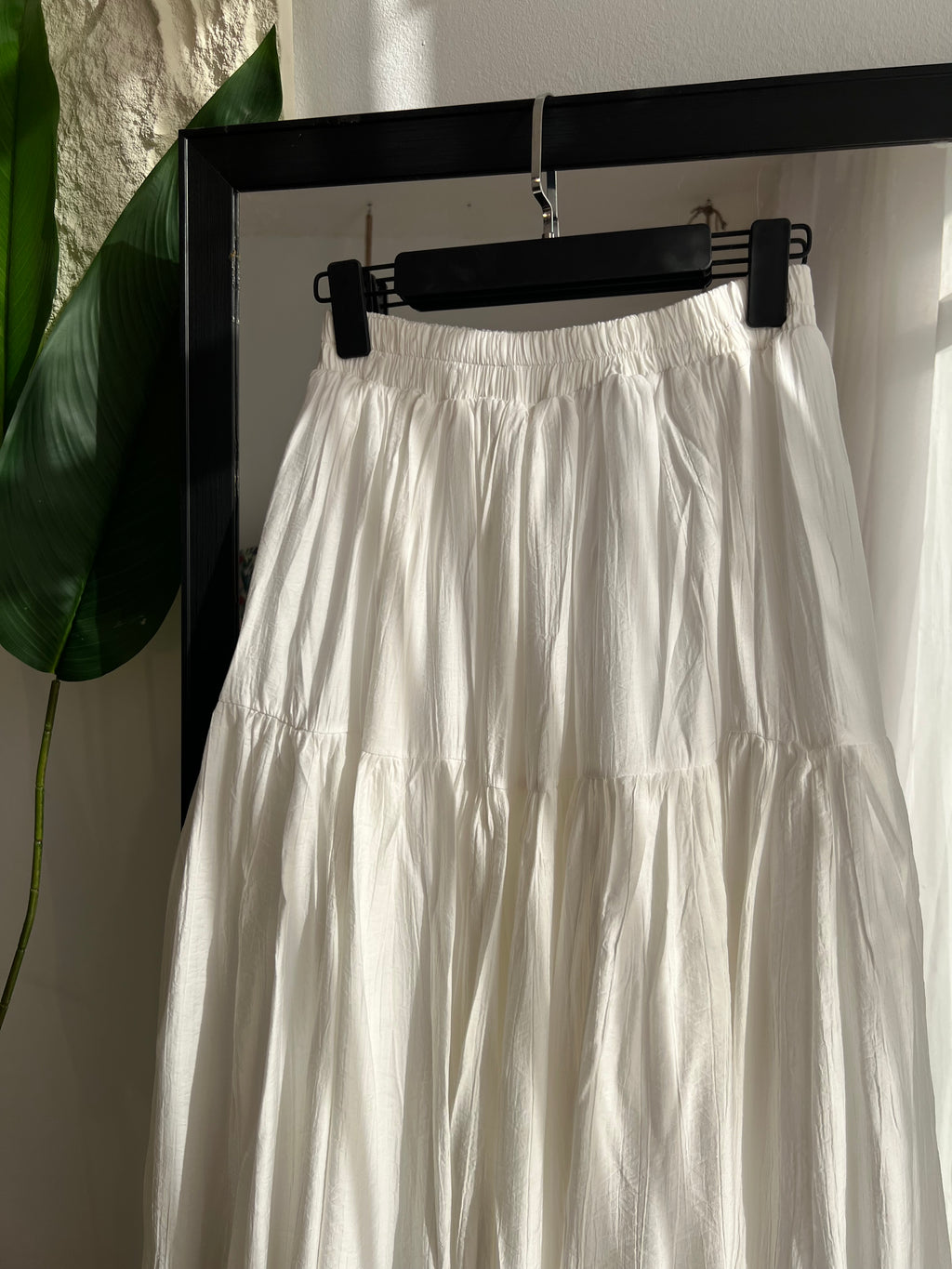 Ensemble étoile en lin froissé