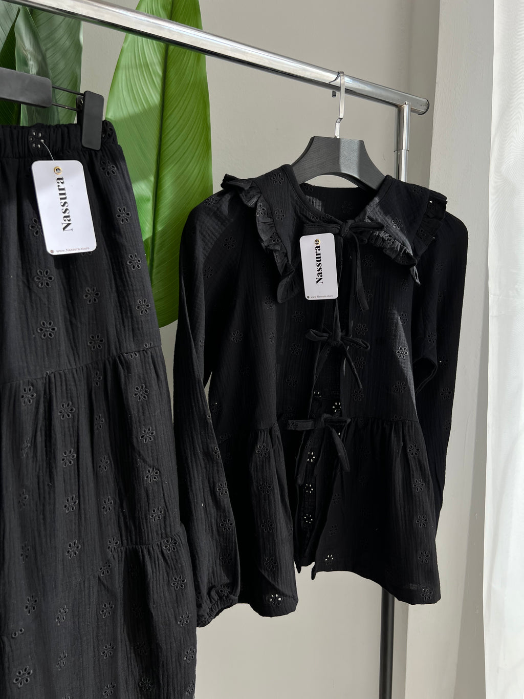 ENSEMBLE NULIFER EN BRAUDERIE ANGLAISE