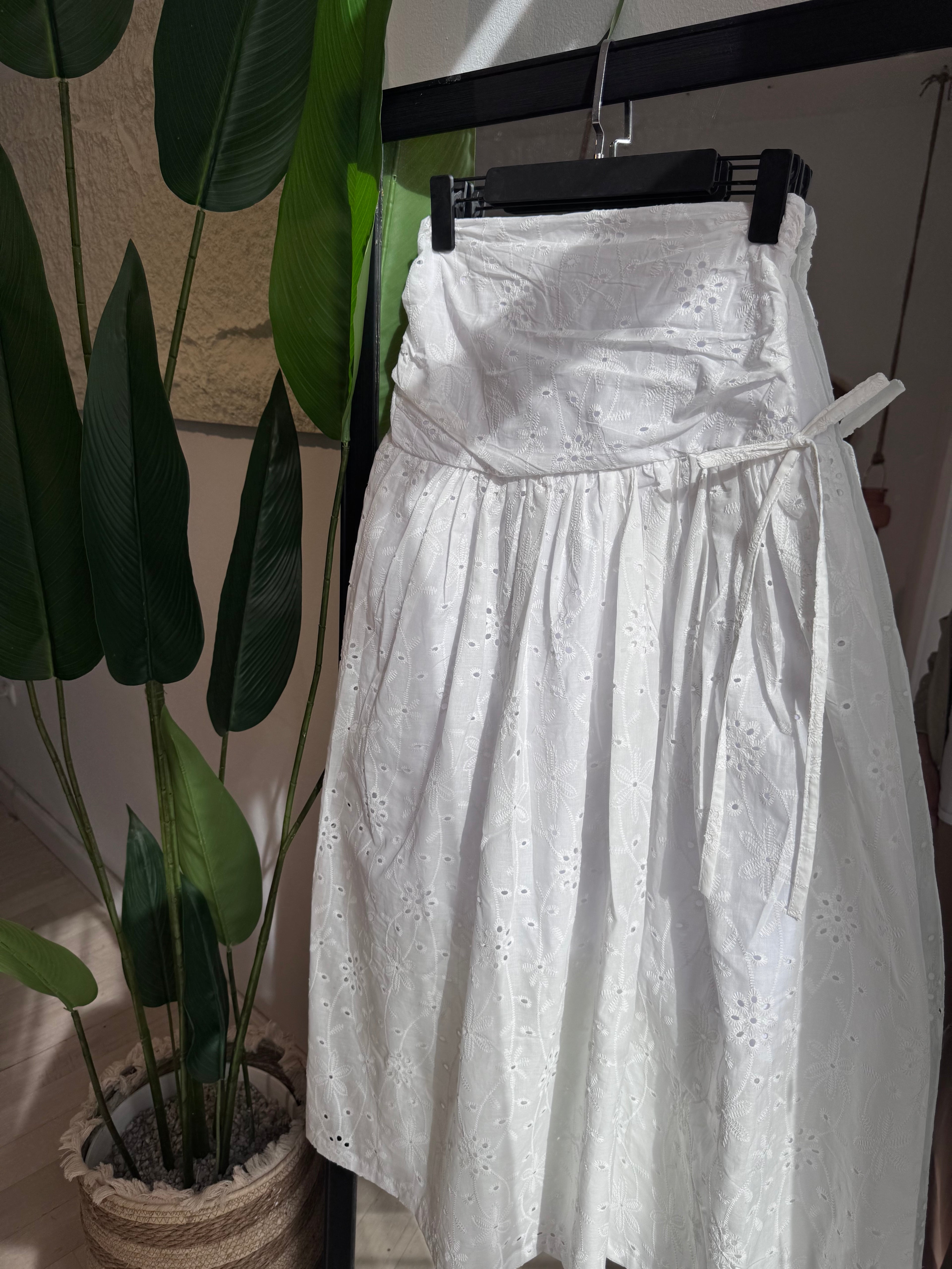 JUPE BRODERIE ANGLAISE