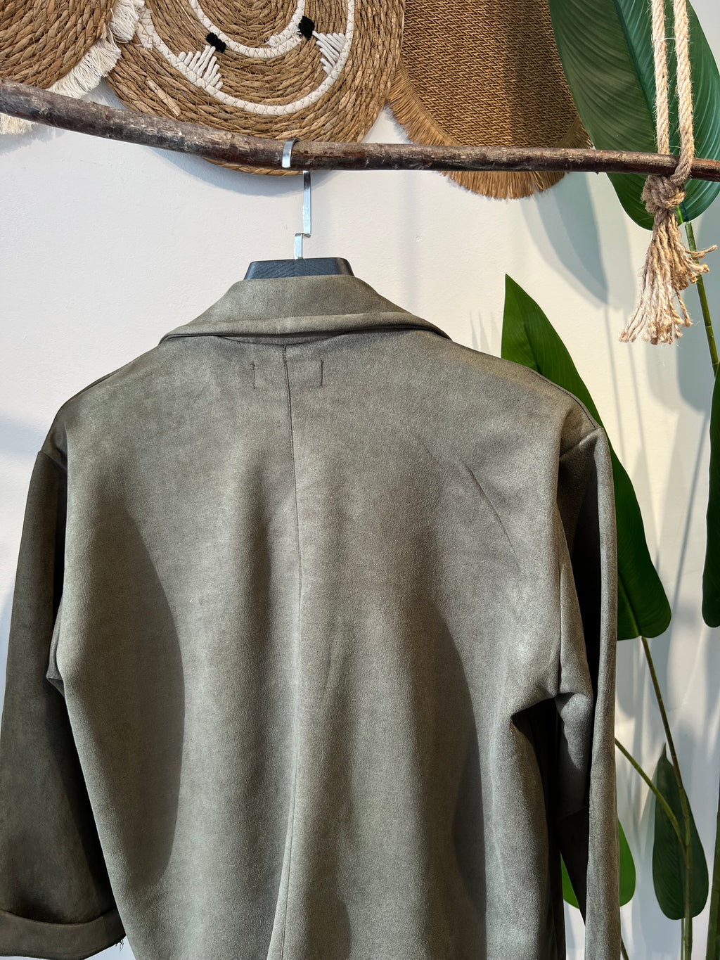 BLAZER EN PEAU DE CHAMEAU