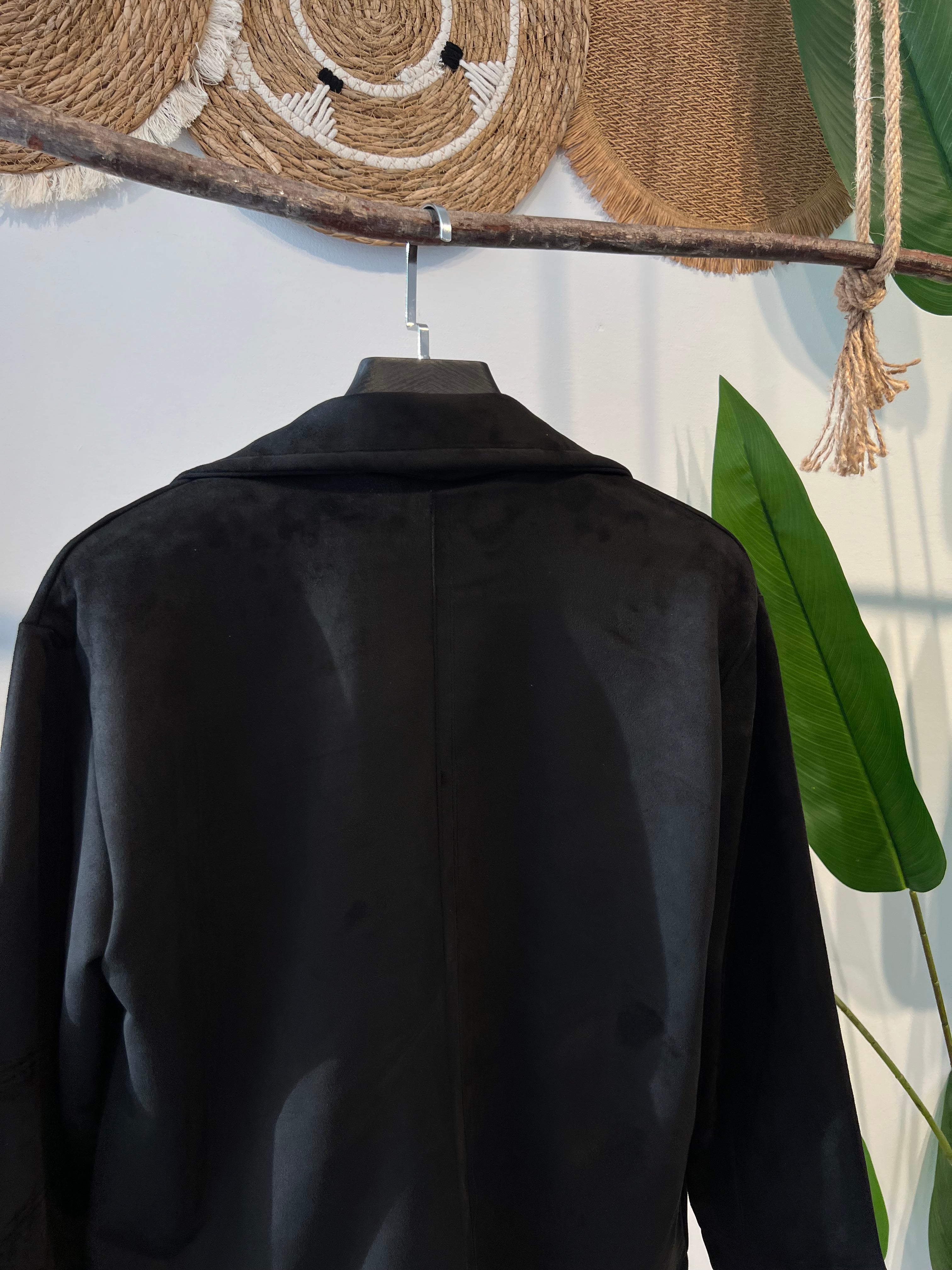 BLAZER EN PEAU DE CHAMEAU