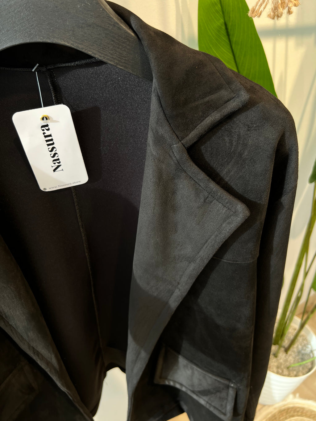 BLAZER EN PEAU DE CHAMEAU
