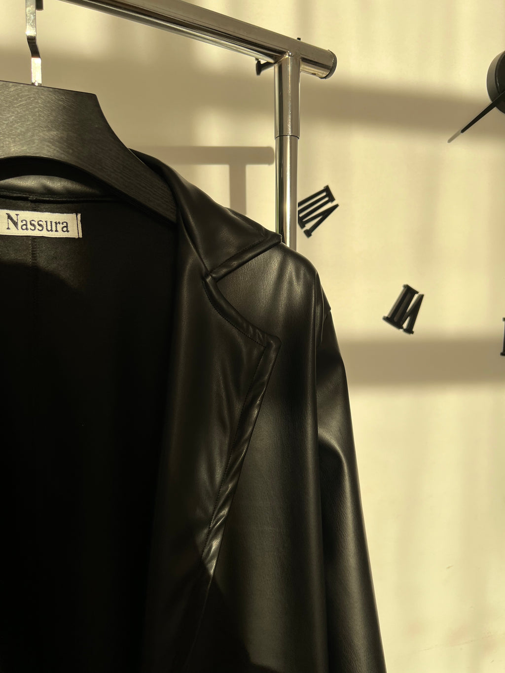 BLAZER EN SEMI CUIRE
