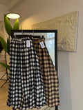 JUPE CLOCHE EN FLANEL COTON