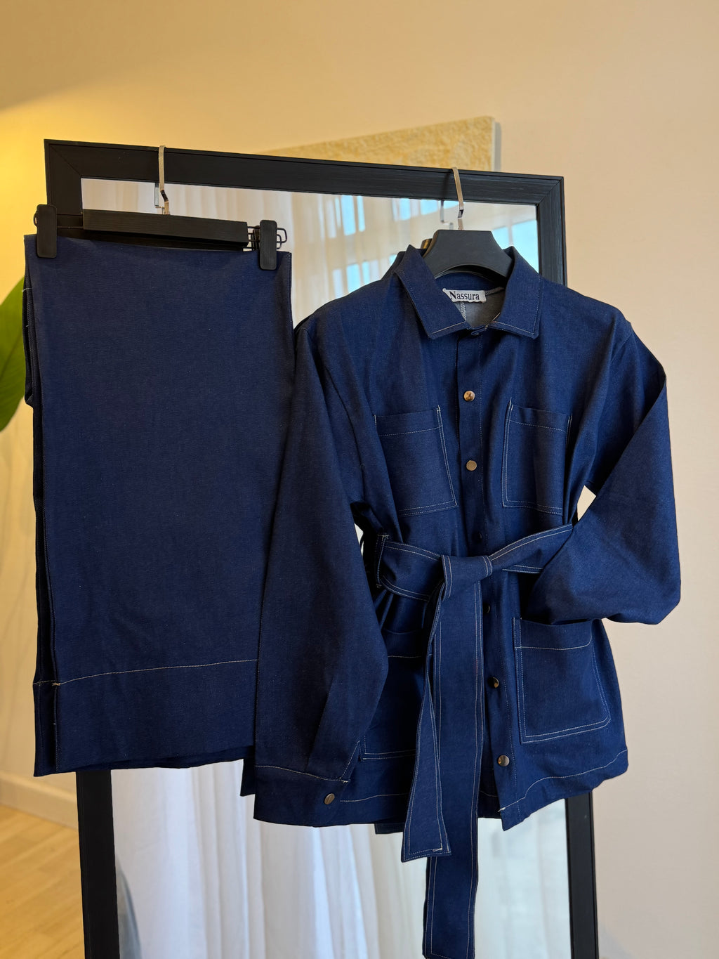 ENSEMBLE JEANS BOUTON