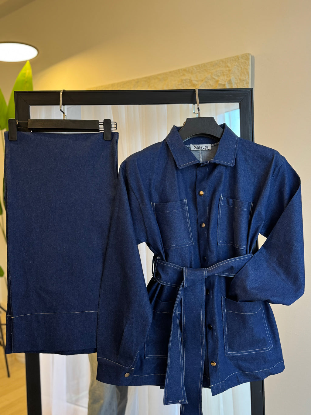 ENSEMBLE JEANS BOUTON