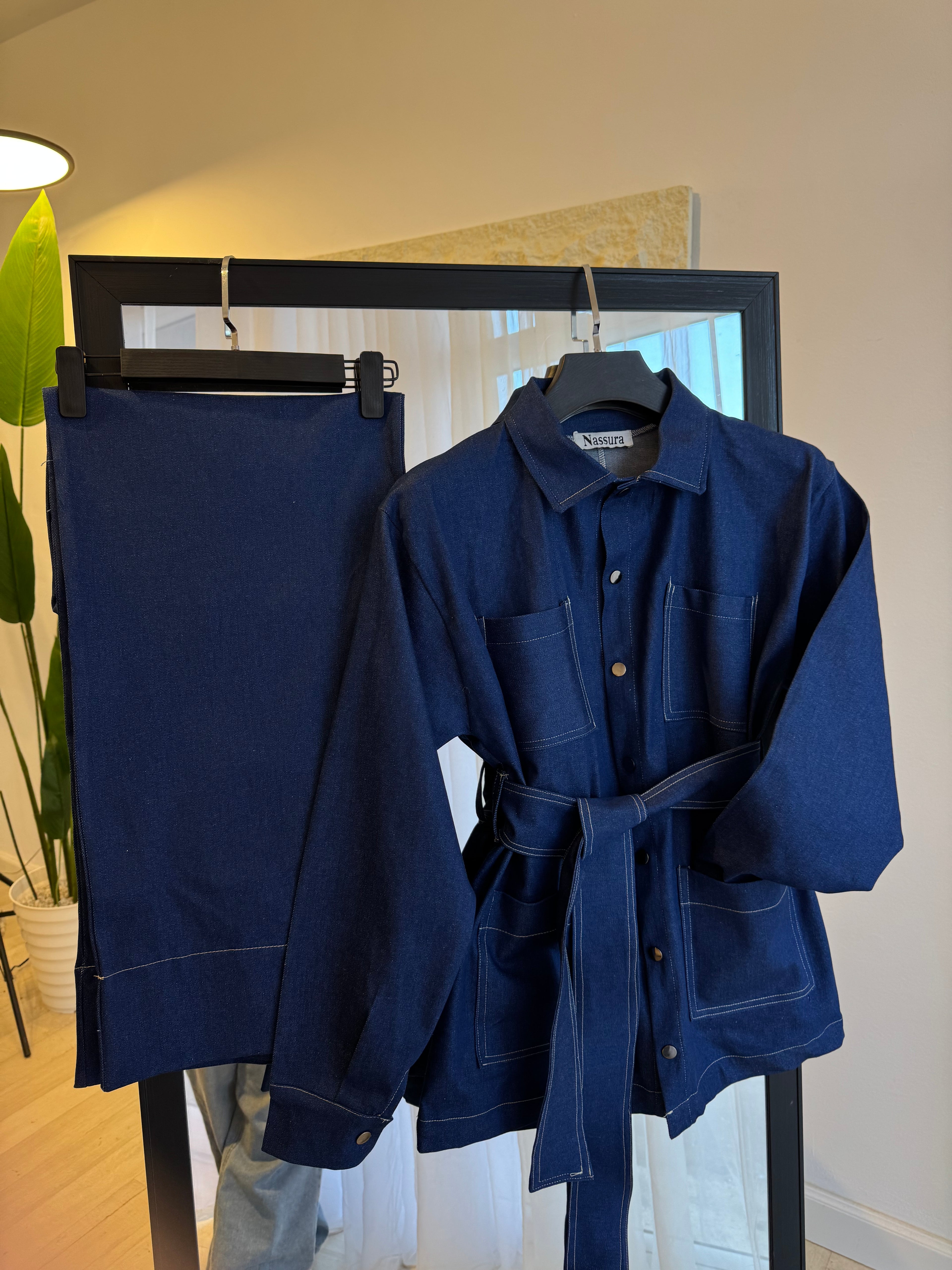 ENSEMBLE JEANS BOUTON