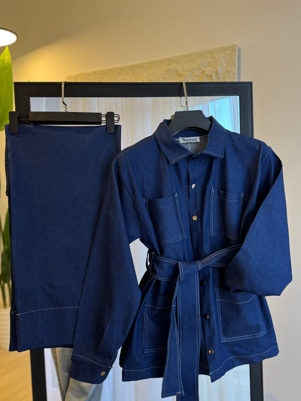 ENSEMBLE JEANS BOUTON