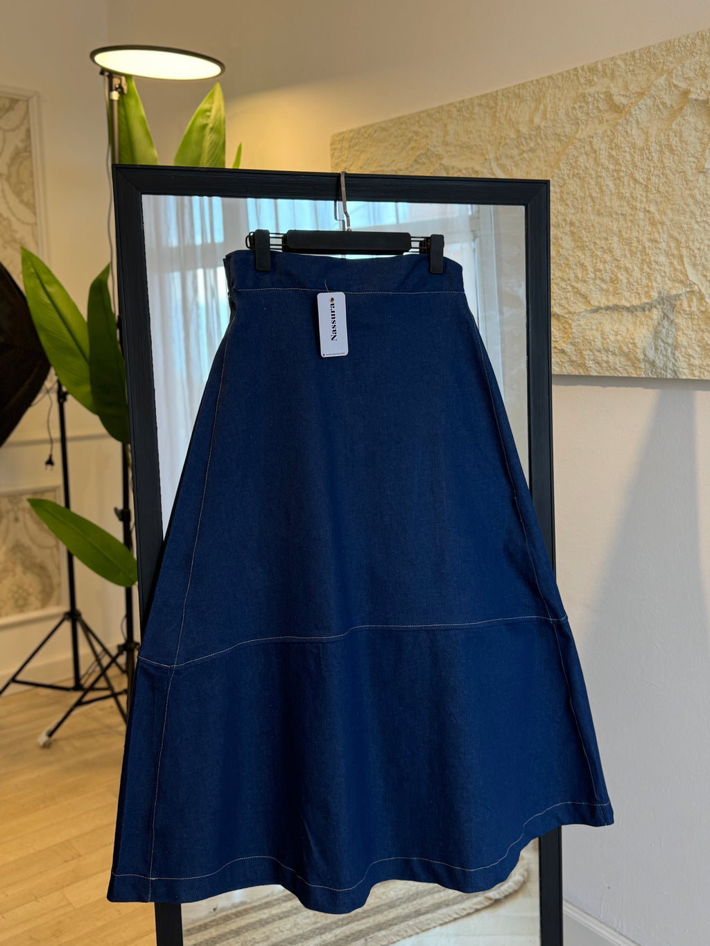 JUPE JEANS 105 DE LONGUEUR