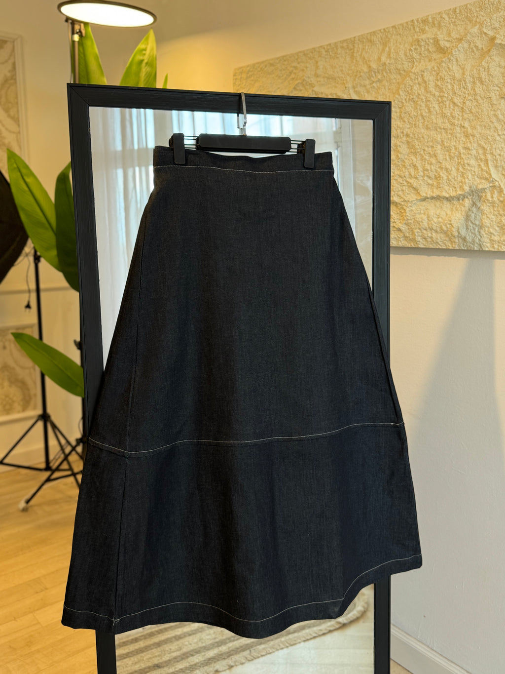 JUPE JEANS 105 DE LONGUEUR