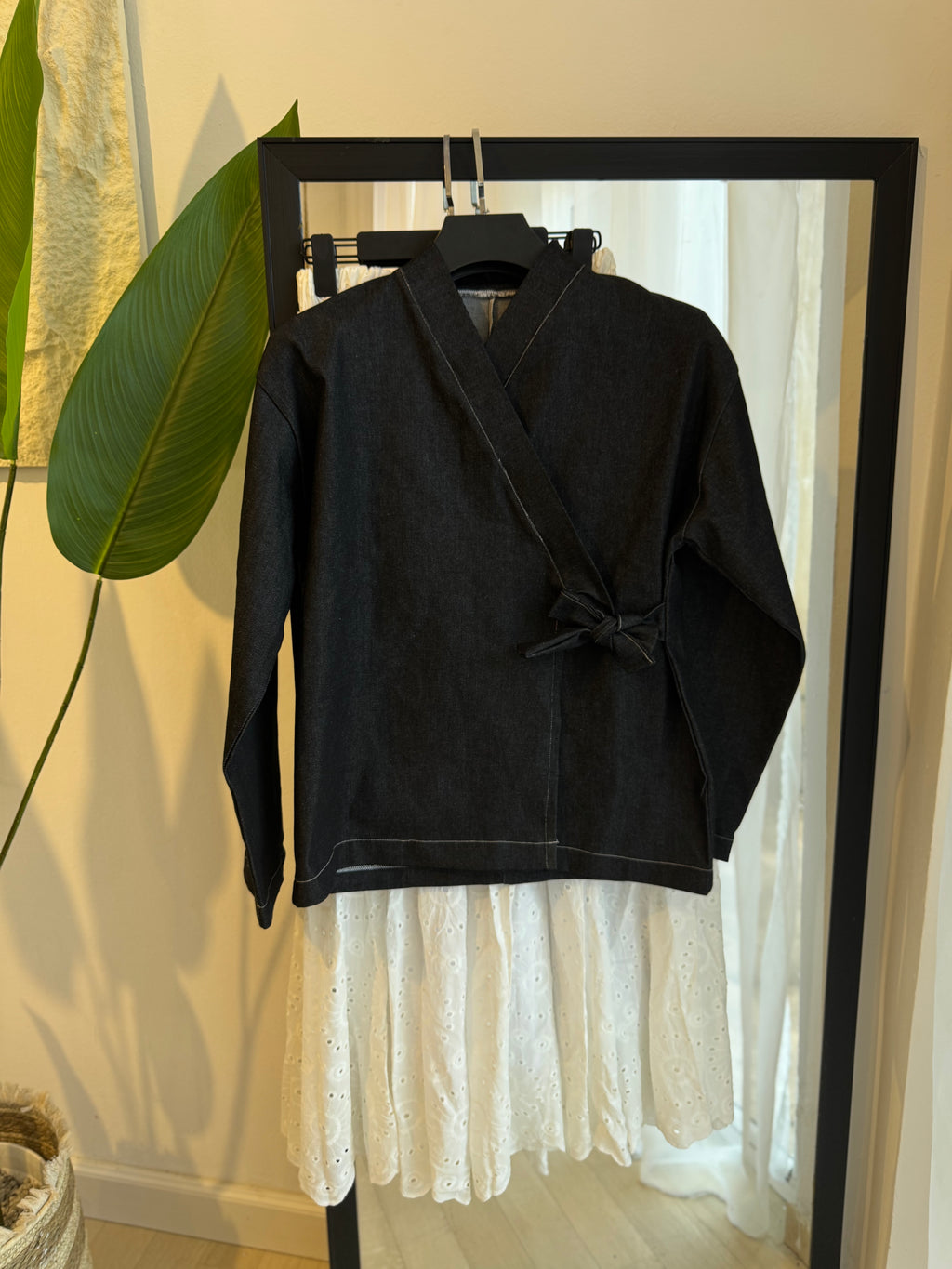 HAUT JAPONAIS EN JEANS