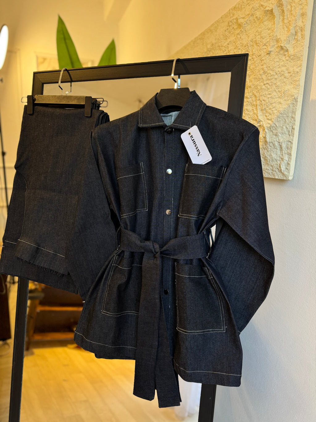 ENSEMBLE JEANS BOUTON