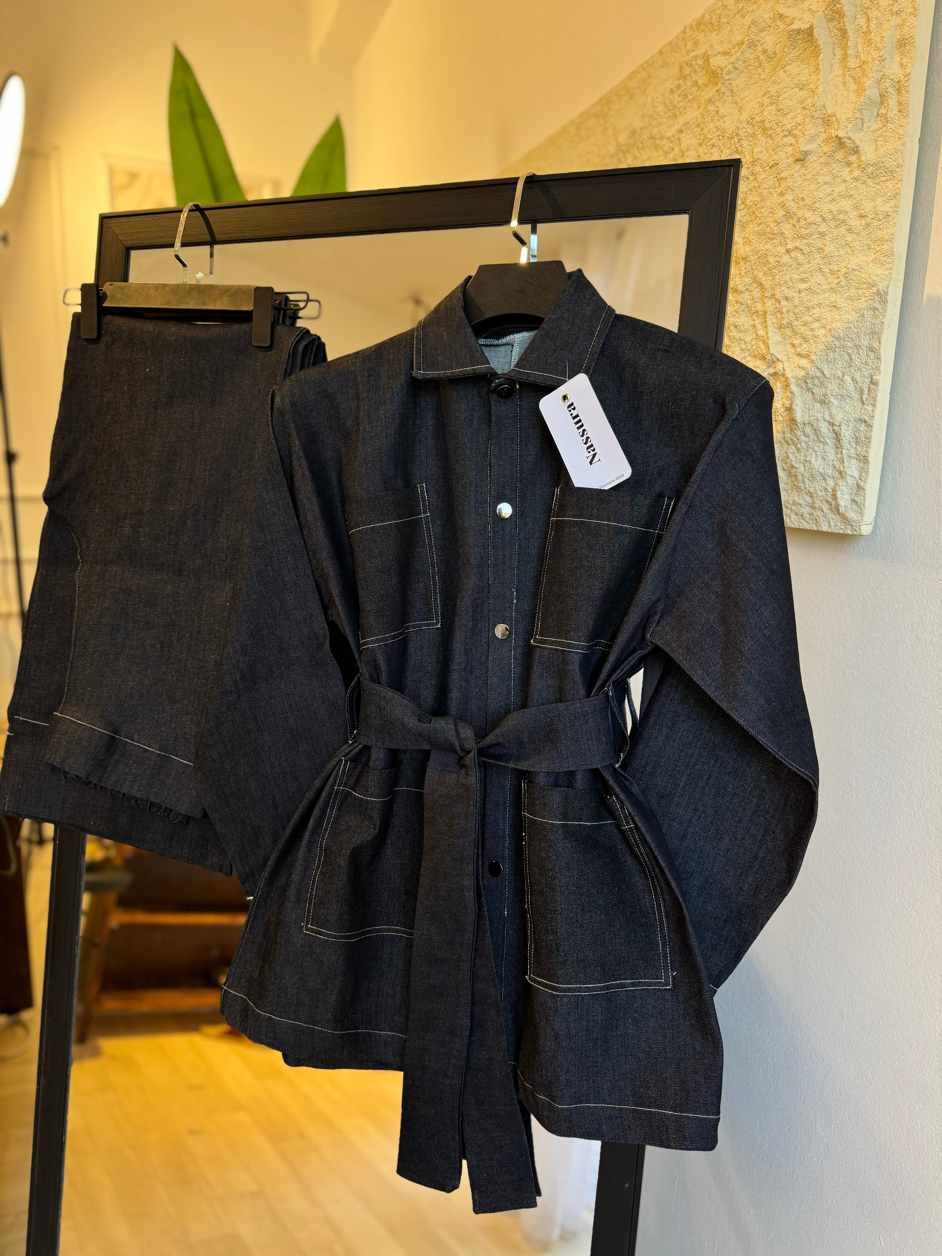 ENSEMBLE JEANS BOUTON