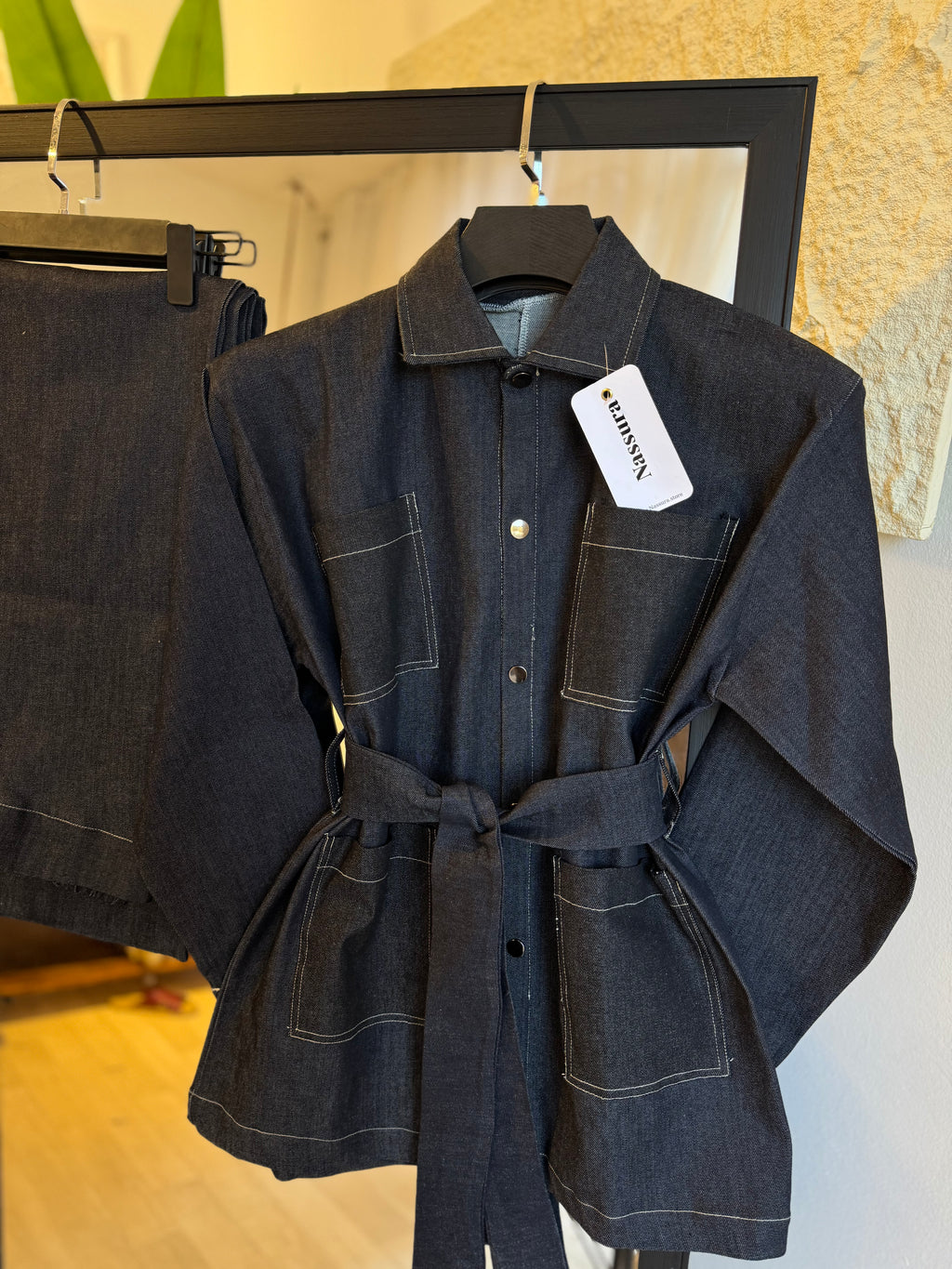 ENSEMBLE JEANS BOUTON
