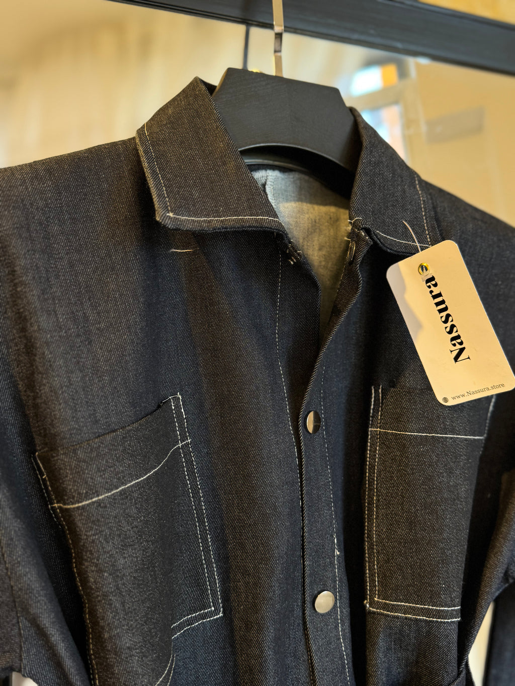 VESTE JEANS BOUTON