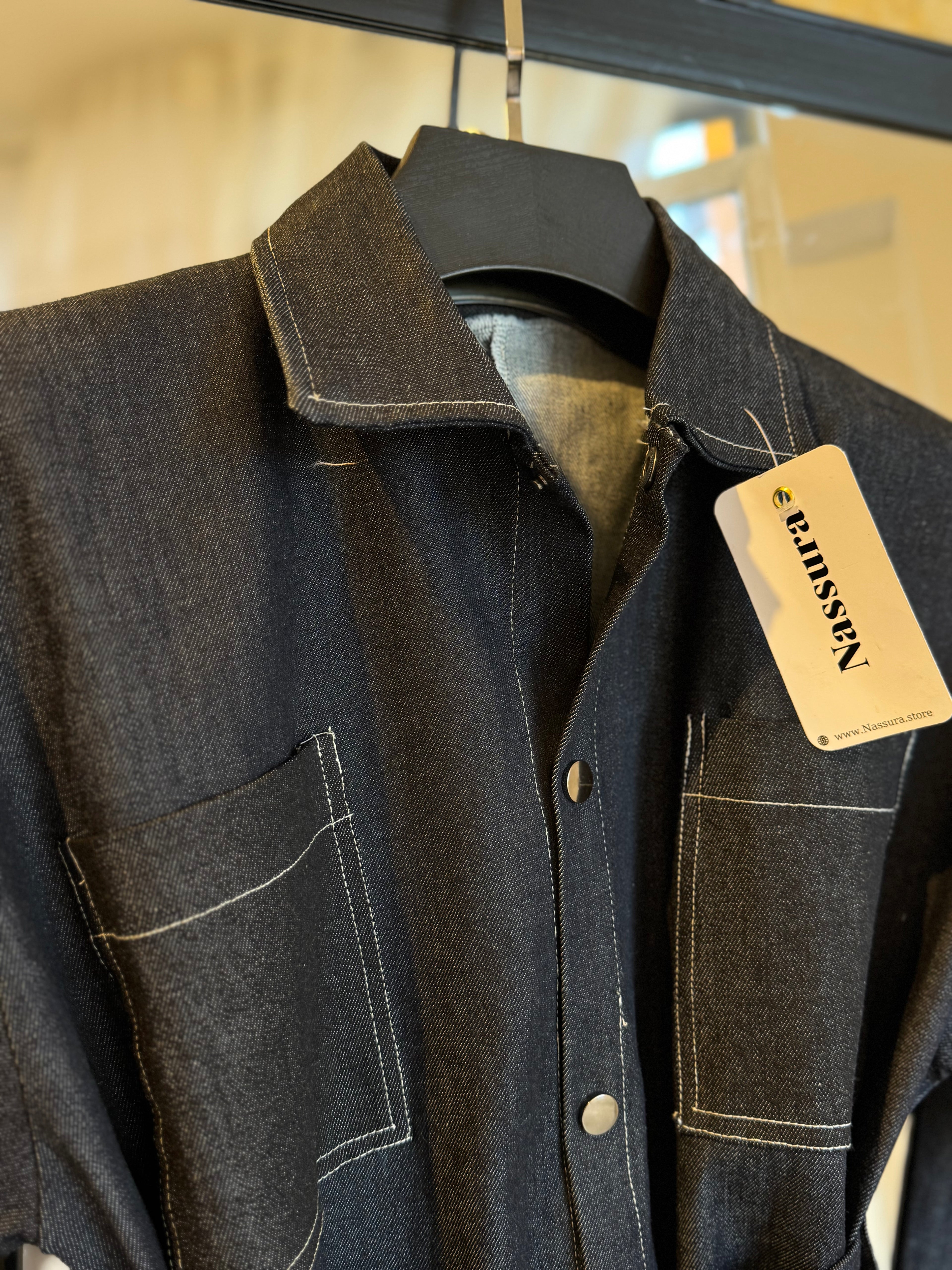 VESTE JEANS BOUTON