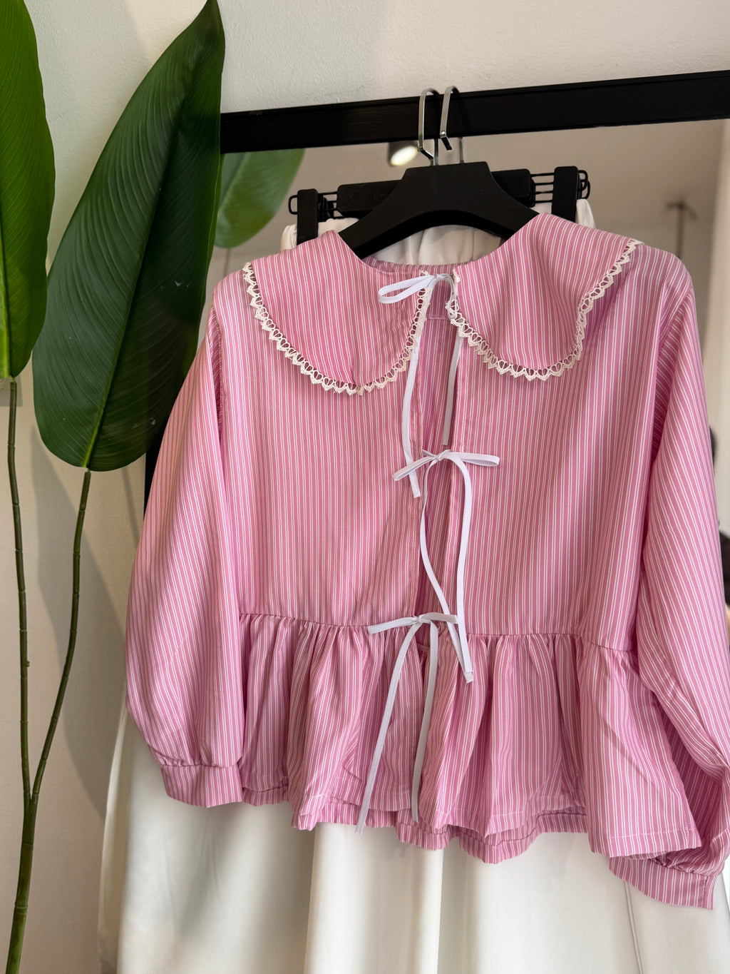 ENSEMBLE PAPILLON EN POPLINE JUPE ET HAUT