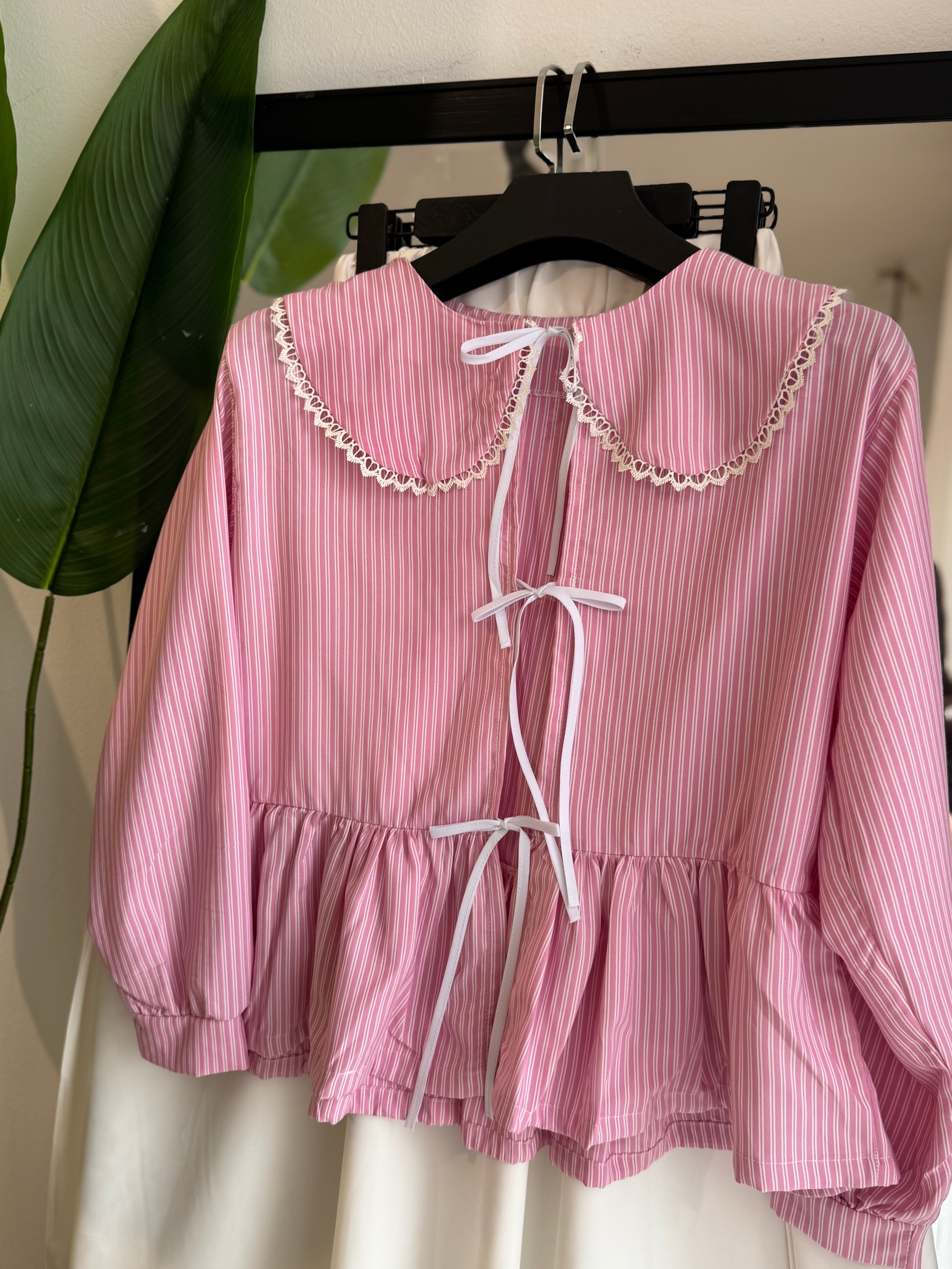 ENSEMBLE PAPILLON EN POPLINE JUPE ET HAUT